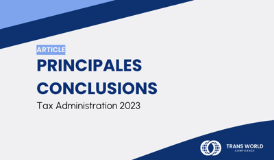 Principales conclusions du Tax Administration 2023